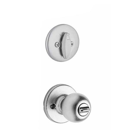 Kwikset Kwikset: Tylo Keyed Entry Knob with Single Cylinder Deadbolt with Smartkey Technology / Satin Chrom KWS-690T-26D-SMT